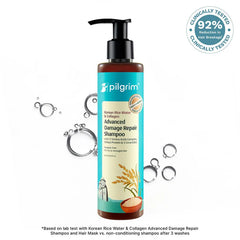Pilgrim Cosmetics Korean Rice Water & Collagen Advanced Damage Repair Hair Shampoo Pilgrim Cosmetics Korean Rice Water & Collagen Advanced Damage Repair Hair Shampoo