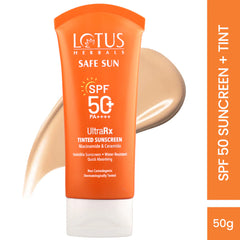 Lotus Herbals Cosmetics Safe Sun UltraRx Tinted Sunscreen SPF 50+ Lotus Herbals Cosmetics Safe Sun UltraRx Tinted Sunscreen SPF 50+