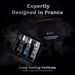 Pilgrim Cosmetics The Impressions Collection Eau De Perfum 3 x 20 ml (0.68 fl.oz.) Pilgrim Cosmetics The Impressions Collection Eau De Perfum 3 x 20 ml (0.68 fl.oz.)