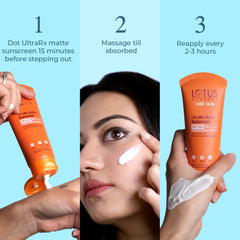Lotus Herbals Cosmetics Safe Sun UltraRx Matte Sunscreen SPF 50 PA++++ 50g Lotus Herbals Cosmetics Safe Sun UltraRx Matte Sunscreen SPF 50 PA++++ 50g