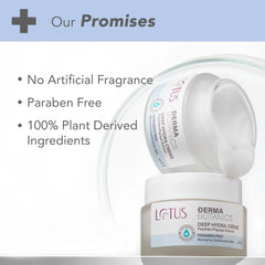 Lotus Cosmetics Derma Botanics Deep Hydra Crème Cream 50g Lotus Cosmetics Derma Botanics Deep Hydra Crème Cream 50g