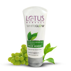 Lotus Herbals Cosmetics WhiteGlow Skin Brightening + Oil Control Facewash 100g Lotus Herbals Cosmetics WhiteGlow Skin Brightening + Oil Control Facewash 100g