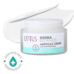 Lotus Cosmetics Derma Botanics Kojic Facewash+Multi Berry Hi Dose Serum+Ampoule Crème Combo Lotus Cosmetics Derma Botanics Kojic Facewash+Multi Berry Hi Dose Serum+Ampoule Crème Combo