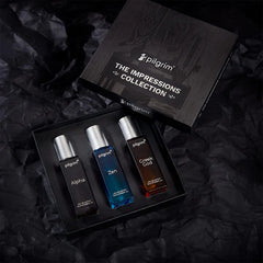 Pilgrim Cosmetics The Impressions Collection Eau De Perfum 3 x 20 ml (0.68 fl.oz.) Pilgrim Cosmetics The Impressions Collection Eau De Perfum 3 x 20 ml (0.68 fl.oz.)