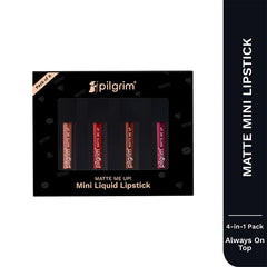 Pilgrim Cosmetics Matte Me Up! Liquid lipstick 4 in 1 pack (minis) Pilgrim Cosmetics Matte Me Up! Liquid lipstick 4 in 1 pack (minis)