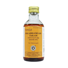 Kottakkal Ayurvedic Baladhathryadi Tailam Oil 200ml Kottakkal Ayurvedic Baladhathryadi Tailam Oil 200ml