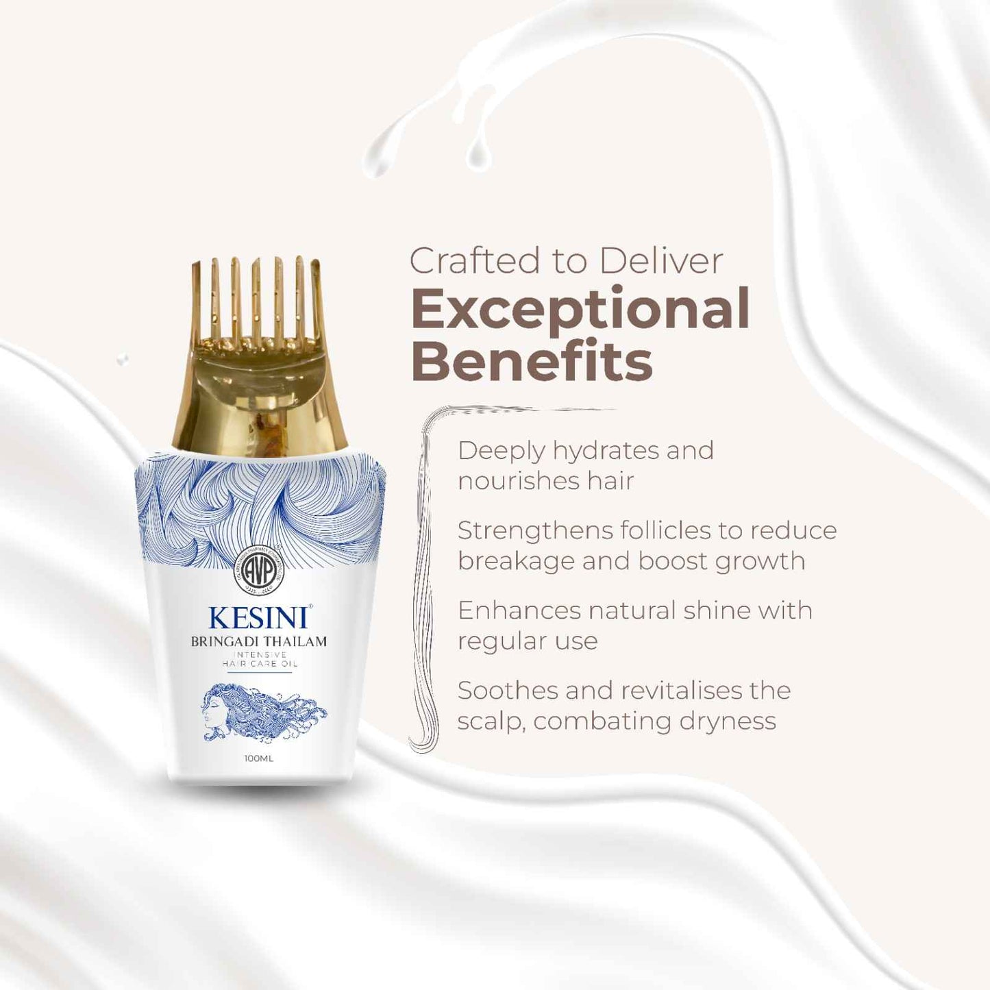 AVP Ayurvedic Kesini Bringadi Hair Thailam Oil