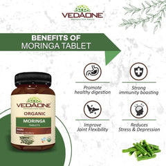 Vedaone Ayurvedic Organic Moringa (Shigru) 750mg 60 Tablets Vedaone Ayurvedic Organic Moringa (Shigru) 750mg 60 Tablets