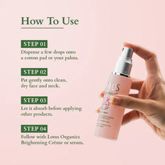 Lotus Organics+ Cosmetics Precious Brightening Toning Essence Spray 50ml Lotus Organics+ Cosmetics Precious Brightening Toning Essence Spray 50ml