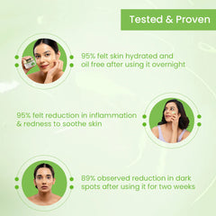 Lotus Herbals Cosmetics Active Aloe + Niacinamide Calm & Brighten Night Gel 50g Lotus Herbals Cosmetics Active Aloe + Niacinamide Calm & Brighten Night Gel 50g