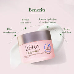Lotus Organics+ Lotus Precious Brightening Night Creme Cream 50g Lotus Organics+ Lotus Precious Brightening Night Creme Cream 50g