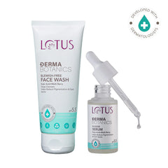 Lotus Cosmetics Derma Botanics Kojic Facewash+Serum Combo Lotus Cosmetics Derma Botanics Kojic Facewash+Serum Combo