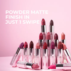 Lotus Make Up Cosmetics Ecostay Powder Matte Lip Color 4.2gm Lotus Make Up Cosmetics Ecostay Powder Matte Lip Color 4.2gm