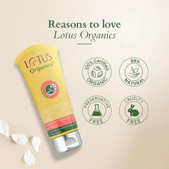Lotus Organics+ Cosmetics Brightening De Tan Face Scrub 100g Lotus Organics+ Cosmetics Brightening De Tan Face Scrub 100g