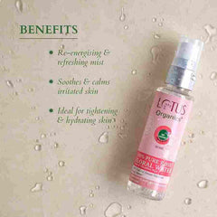 Lotus Organics+ 100% Pure Rose Floral Water 50ml Lotus Organics+ 100% Pure Rose Floral Water 50ml