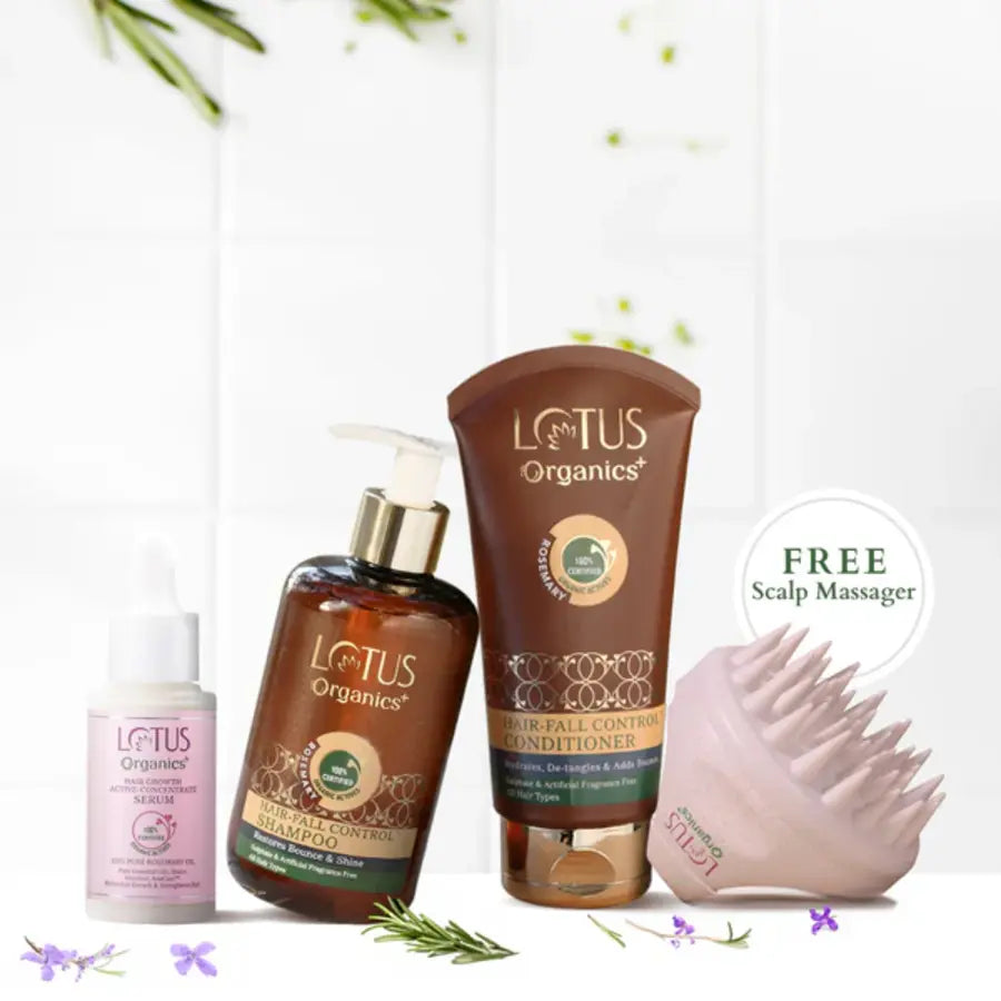 Lotus Organics+ Cosmetics Monsoon Hair Regrowth Combo