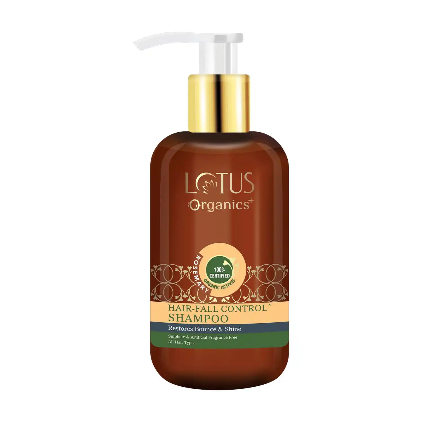Lotus Organics+ Cosmetics Hair Fall Control Shampoo 300ml