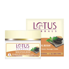 Lotus Herbals Cosmetics Wheatnourish Wheatgerm Oil Honey Massage Cream Lotus Herbals Cosmetics Wheatnourish Wheatgerm Oil Honey Massage Cream