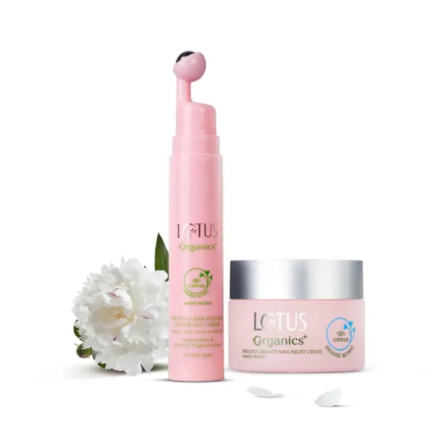 Lotus Organics+ Cosmetics Precious Night Time Radiance Combo