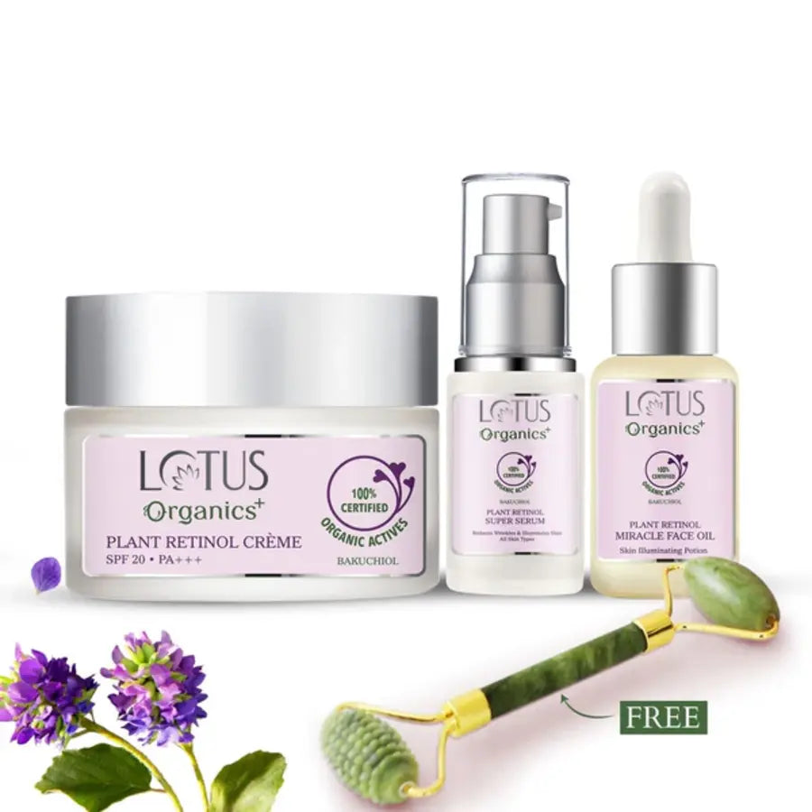 Lotus Organics+ Cosmetics Bakuchiol Age Defying Regime Combo