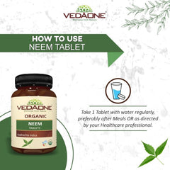 Vedaone Ayurvedic Organic Neem 750mg For Skin And Overall Wellness 60 Tablets Vedaone Ayurvedic Organic Neem 750mg For Skin And Overall Wellness 60 Tablets