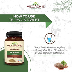 Vedaone Ayurvedic Organic Triphala 750mg 60 Tablets Vedaone Ayurvedic Organic Triphala 750mg 60 Tablets