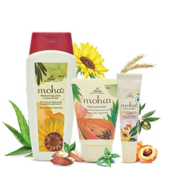 Moha Cosmetics Herbal Foot Cream,Lotion & Lip Balm Glow Kit Moha Cosmetics Herbal Foot Cream,Lotion & Lip Balm Glow Kit