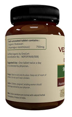 Vedaone Ayurvedic USDA Organic Shatavari 750mg 60 Tablets Vedaone Ayurvedic USDA Organic Shatavari 750mg 60 Tablets