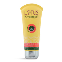 Lotus Organics+ Cosmetics Brightening De tan Kit with Free sunscreen Lotus Organics+ Cosmetics Brightening De tan Kit with Free sunscreen