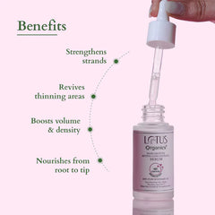 Lotus Organics+ Cosmetics Hair Growth Active Concentrate Serum 28ml Lotus Organics+ Cosmetics Hair Growth Active Concentrate Serum 28ml
