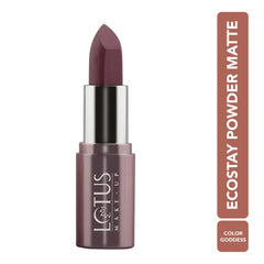 Lotus Make Up Cosmetics Ecostay Powder Matte Lip Color 4.2gm Lotus Make Up Cosmetics Ecostay Powder Matte Lip Color 4.2gm