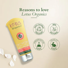 Lotus Organics+ Cosmetics Brightening De Tan Face Scrub 100g Lotus Organics+ Cosmetics Brightening De Tan Face Scrub 100g