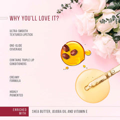 Lotus Make Up Cosmetics Ecostay Natural Matte Lip Color 4.2gms Lotus Make Up Cosmetics Ecostay Natural Matte Lip Color 4.2gms