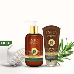 Lotus Organics+ Cosmetics Ultimate Lotus Hair Fall Control Combo Lotus Organics+ Cosmetics Ultimate Lotus Hair Fall Control Combo