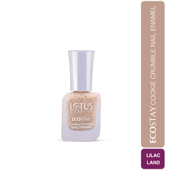 Lotus Makeup Cosmetics Ecostay Cookie Crumble Nail Enamel Chip Resistent 10ml Lotus Makeup Cosmetics Ecostay Cookie Crumble Nail Enamel Chip Resistent 10ml