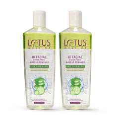 Lotus Make Up Cosmetics Bi Facial Waterproof Makeup Remover Pack of 2 Lotus Make Up Cosmetics Bi Facial Waterproof Makeup Remover Pack of 2