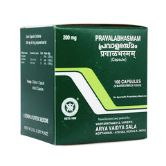 Kottakkal Ayurvedic Pravala Bhasmam Capsules Kottakkal Ayurvedic Pravala Bhasmam Capsules