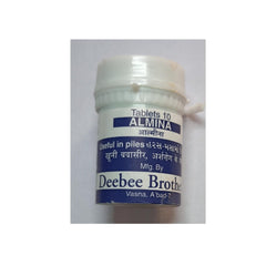 Deebee Brothers Ayurvedic Herbal Almina Useful In Piles Stack Of 5 X 10 Tablets Deebee Brothers Ayurvedic Herbal Almina Useful In Piles Stack Of 5 X 10 Tablets