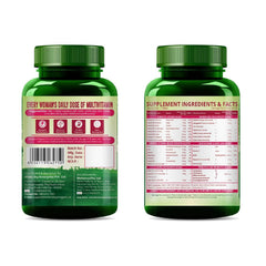 Himalayan Organics Multivitamin mit Probiotika für Frauen, 120 vegetarische Tabletten Himalayan Organics Multivitamin mit Probiotika für Frauen, 120 vegetarische Tabletten