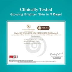 Pilgrim Cosmetics 10% Vitamin C Face Serum For Daily Brightness 30ml Pilgrim Cosmetics 10% Vitamin C Face Serum For Daily Brightness 30ml