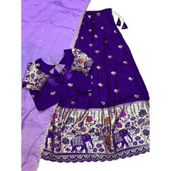 Indian Women Ethnic Party Wear Pure Soft Saree Set Lehengha Blouse Dupatta Indian Women Ethnic Party Wear Pure Soft Saree Set Lehengha Blouse Dupatta