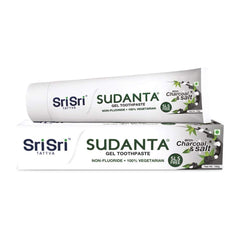 Sri Sri Tattva Sudanta Toothpaste Charcoal & Salt Gel 100gm Sri Sri Tattva Sudanta Toothpaste Charcoal & Salt Gel 100gm