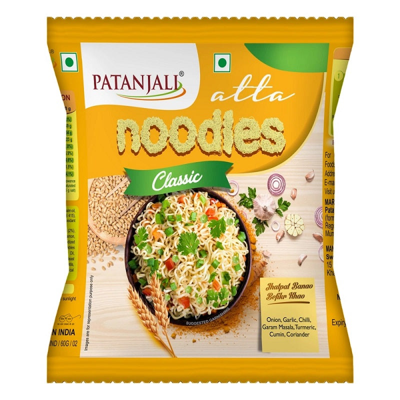 Patanjali Atta Noodles Classic 60g