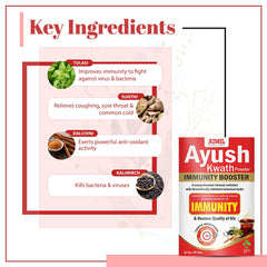 Aimil Ayurvedic Ayush Kwath Immunity Booster Fight Infection & Viruses Powder 90 Gm Aimil Ayurvedic Ayush Kwath Immunity Booster Fight Infection & Viruses Powder 90 Gm