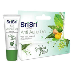 Sri Sri Tattva Ayurvedic Anti Acne With Tulsi,Neem & Ginger Extract Gel 10gm Sri Sri Tattva Ayurvedic Anti Acne With Tulsi,Neem & Ginger Extract Gel 10gm