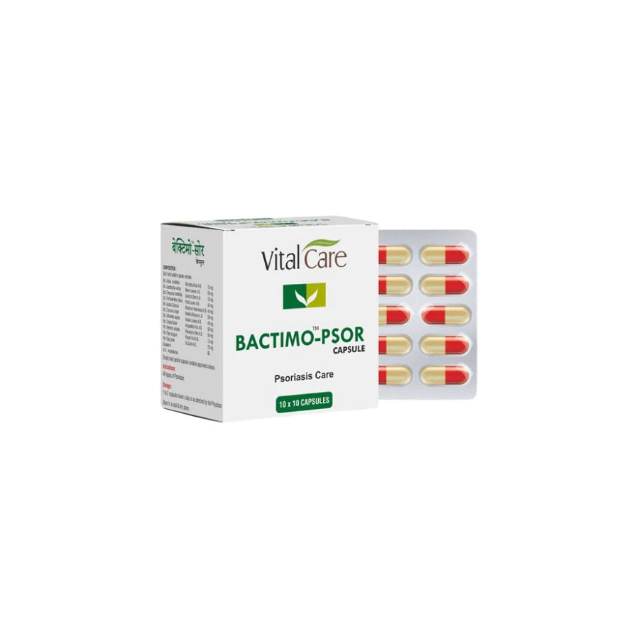 Vital Care Ayurvedic Bactimo Psor 100 Capsule
