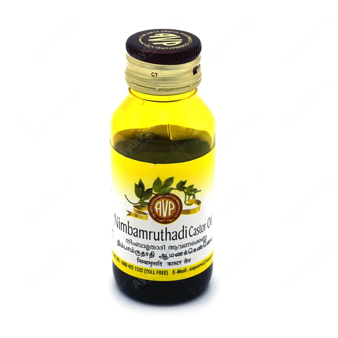 AVP Ayurvedic Nimbamruthadi Castor Oil 50ml & 200ml