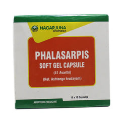 Nagarjuna Ayurvedic Phalasarpis Soft Gel 100 Capsules Nagarjuna Ayurvedic Phalasarpis Soft Gel 100 Capsules