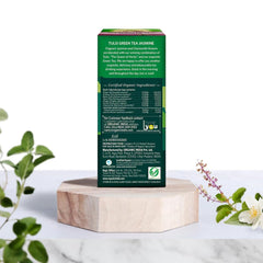 Organic India Tulsi Green Tea Jasmine 25 Infusion Bag Organic India Tulsi Green Tea Jasmine 25 Infusion Bag