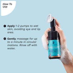Pilgrim Cosmetics Volcanic Lava Ash Foaming Face Wash w/ Brush 120ml Pilgrim Cosmetics Volcanic Lava Ash Foaming Face Wash w/ Brush 120ml